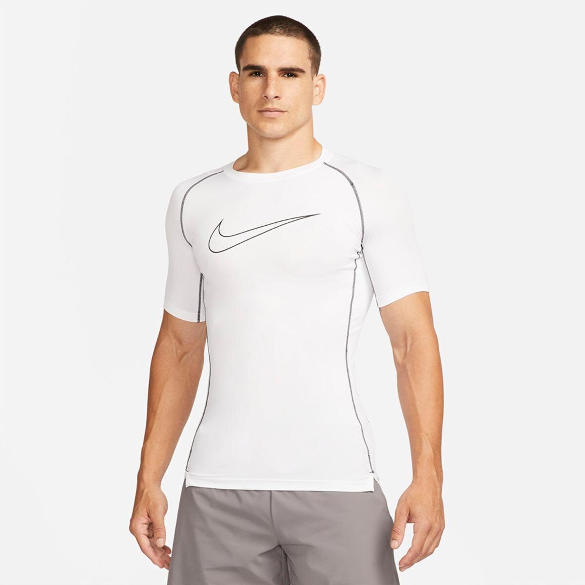 Camiseta Nike Pro Dri-FIT Masculina - Branco | Netshoes