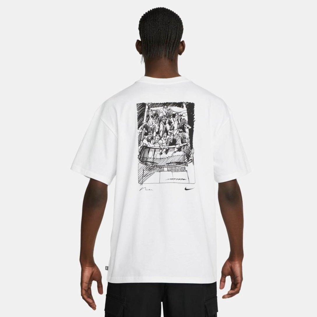 Camiseta Nike SB Dunk Masculina Branco Netshoes