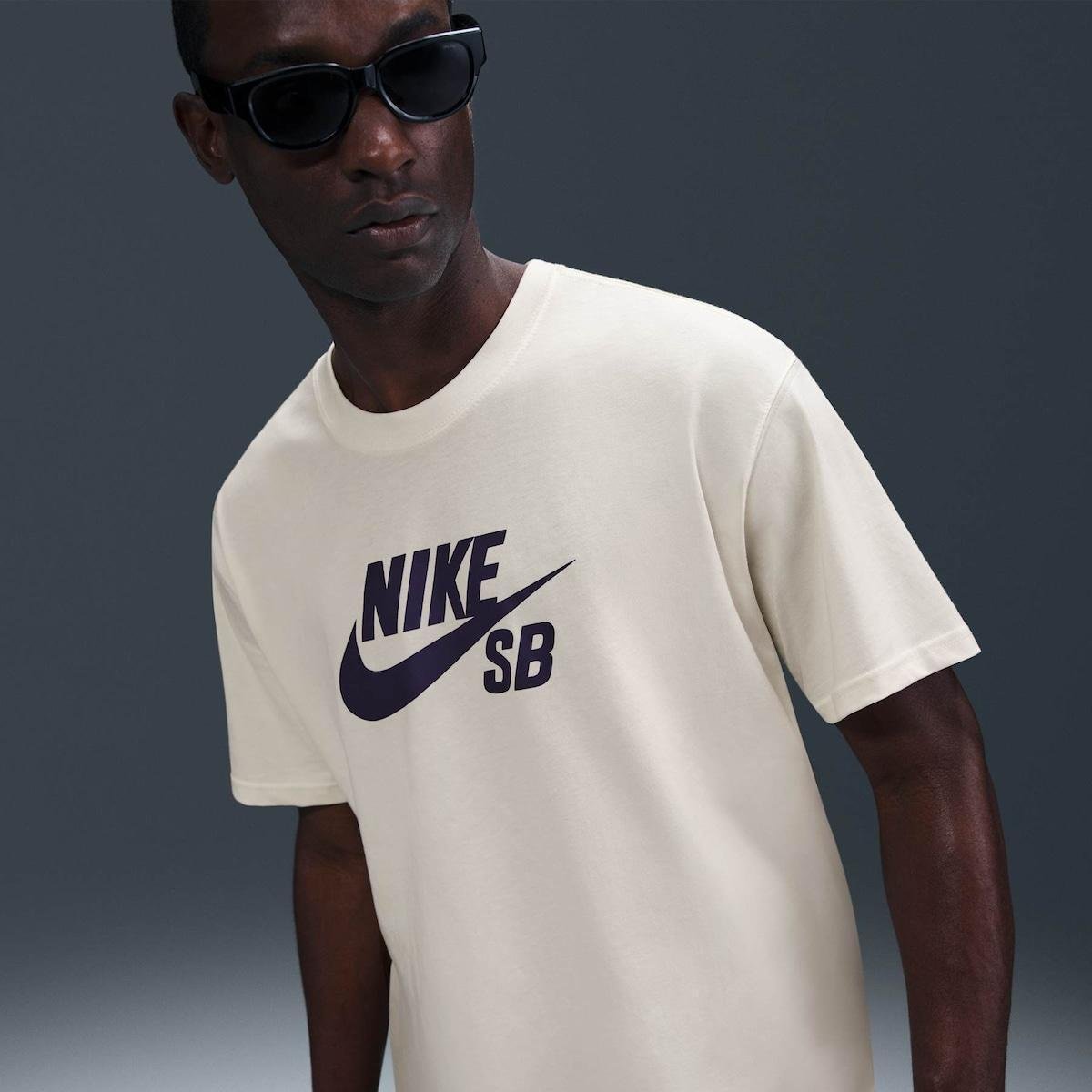 Camiseta Nike SB Masculina Branco+Preto Netshoes