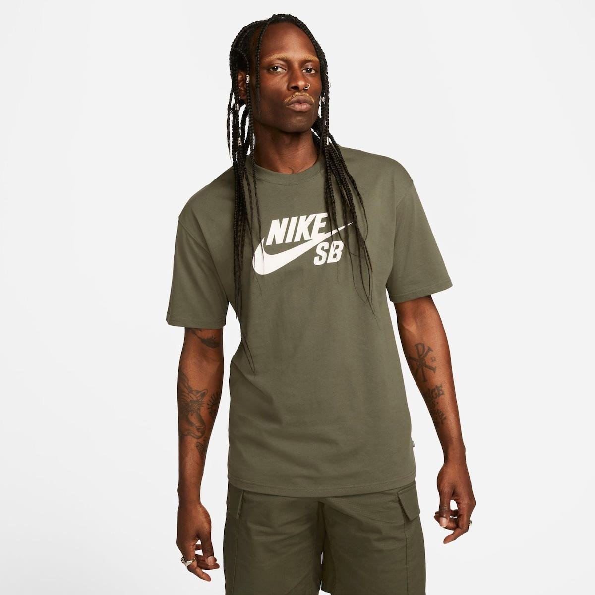 Camiseta Nike Verde Masculina Marca Nike Playera Nike Verde