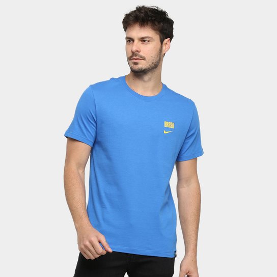 Camiseta Nike Seleção Brasil Voice Masculina - Azul é ruim? Camiseta Nike Seleção Brasil Voice Masculina - Azul é boa?