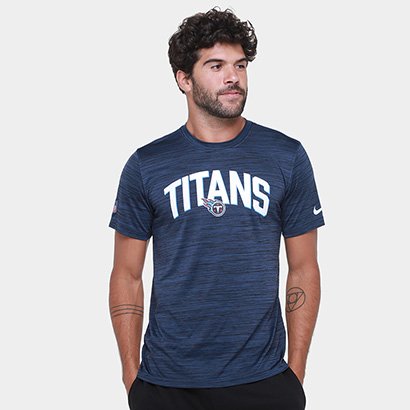 Camiseta Nike Tennessee Titans Drop 2 Dri-FIT Team Velocity Masculina - Masculino