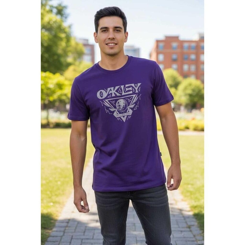 Camiseta Oakley Ball Graphic 203-heather Grey G
