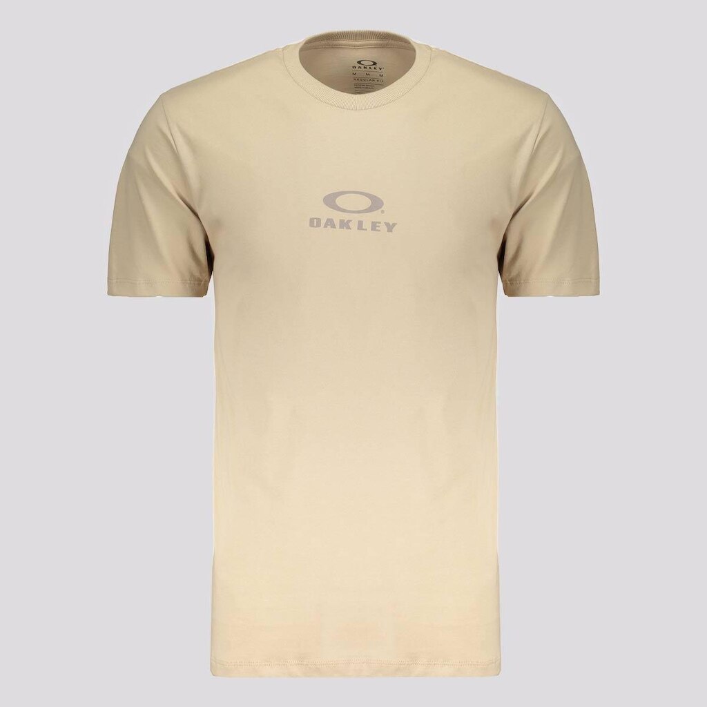 Camiseta Oakley Bark New Logo Bege