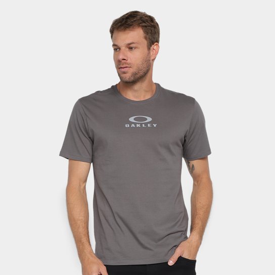 Camiseta Oakley Estampa Logo Bark New Masculina - Grafite é ruim? Camiseta Oakley Estampa Logo Bark New Masculina - Grafite é boa?