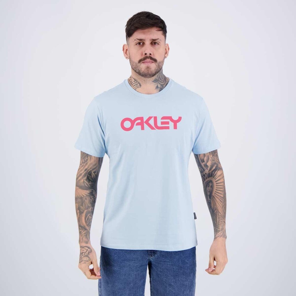 Camiseta Oakley Mark II SS Azul Claro