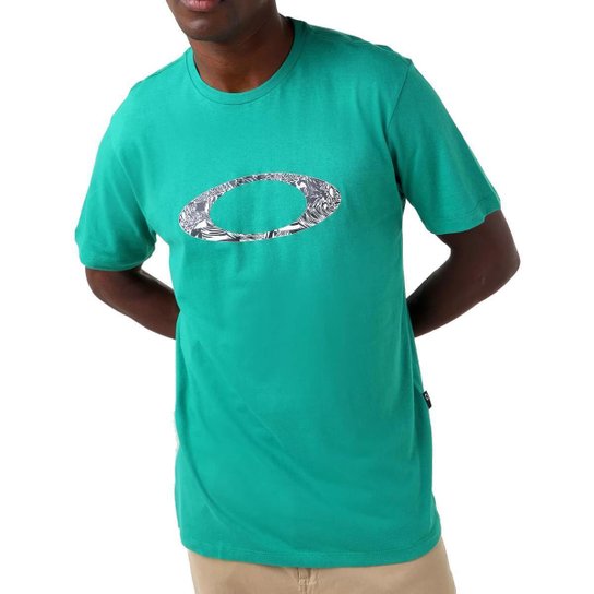 CAMISETA OAKLEY MASCULINA OCEAN WAVES GRAPHIC EL Verde Netshoes
