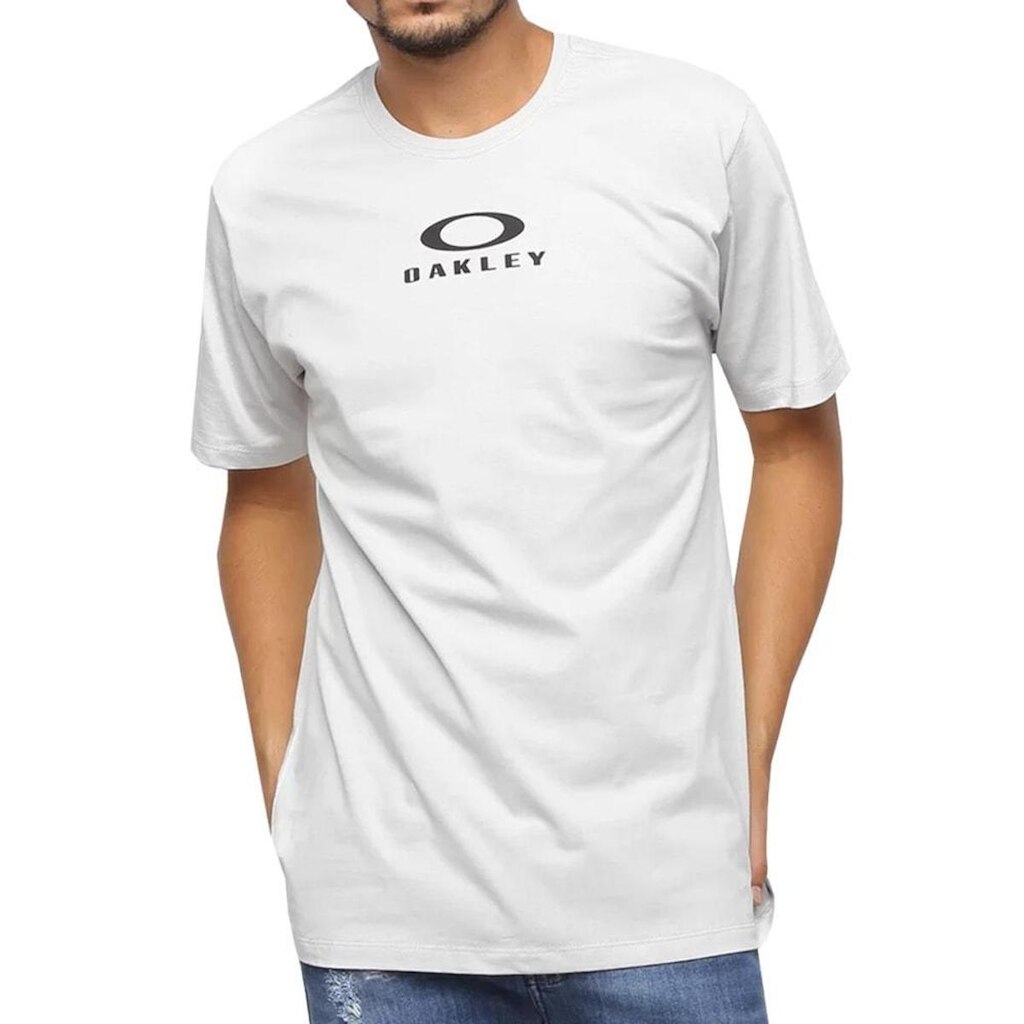Camiseta Oakley Mod Bark New Tee Branca