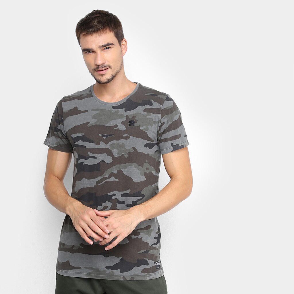 Camiseta Oakley Mod Camuflada Masculina