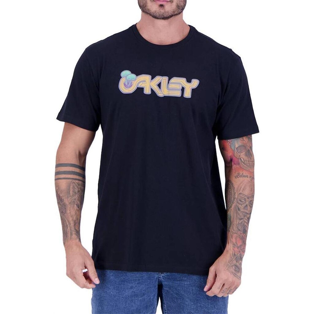 Camiseta Oakley Mushrrom Logo WT24 Masculina