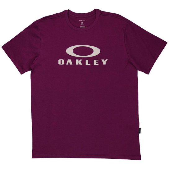 Camiseta Oakley O-bark SS Tee Vinho Netshoes
