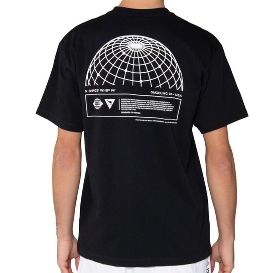 Camiseta Oakley Space Copyright Preta
