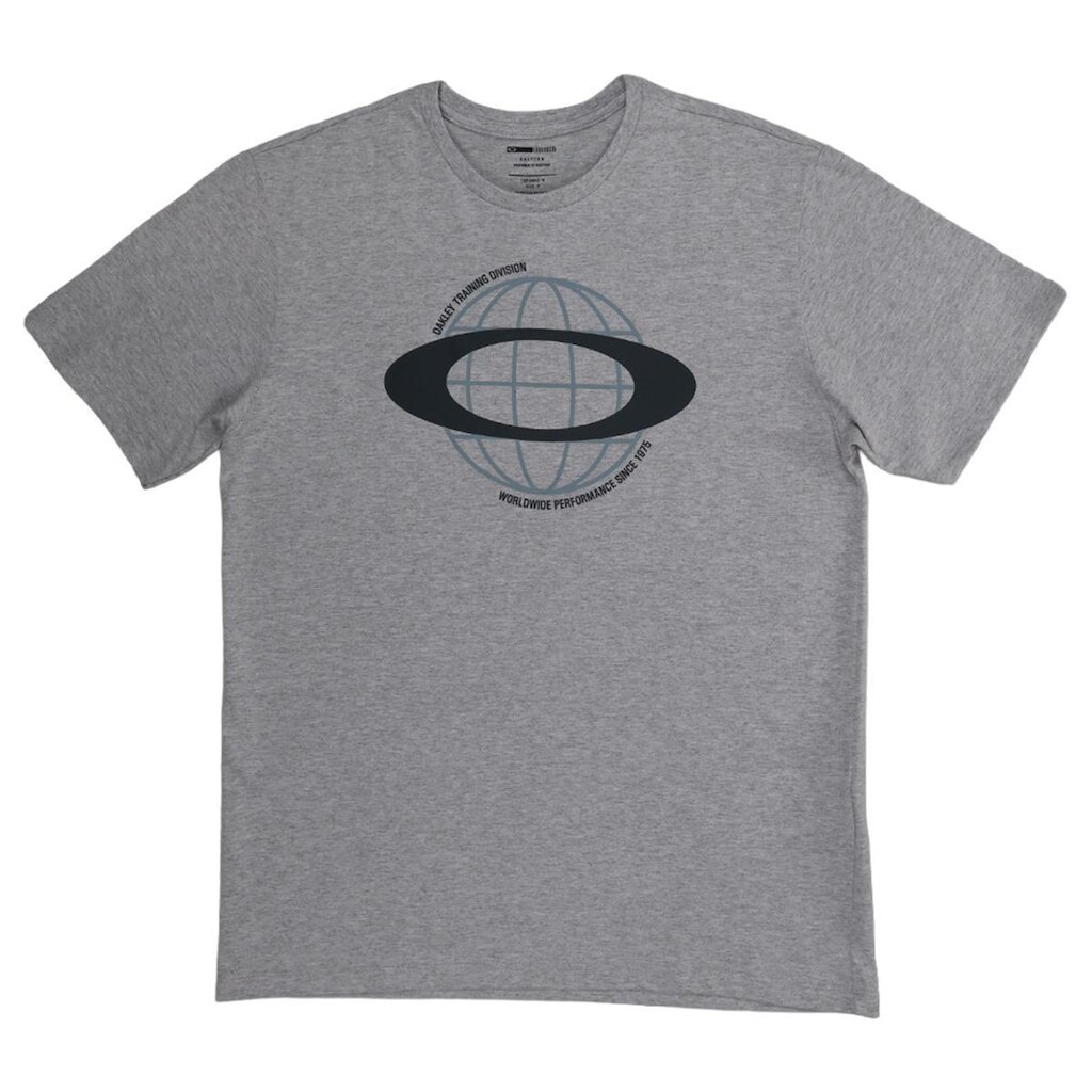 Camiseta Oakley TRN Worldwide SS Tee Stone Grey Masculina