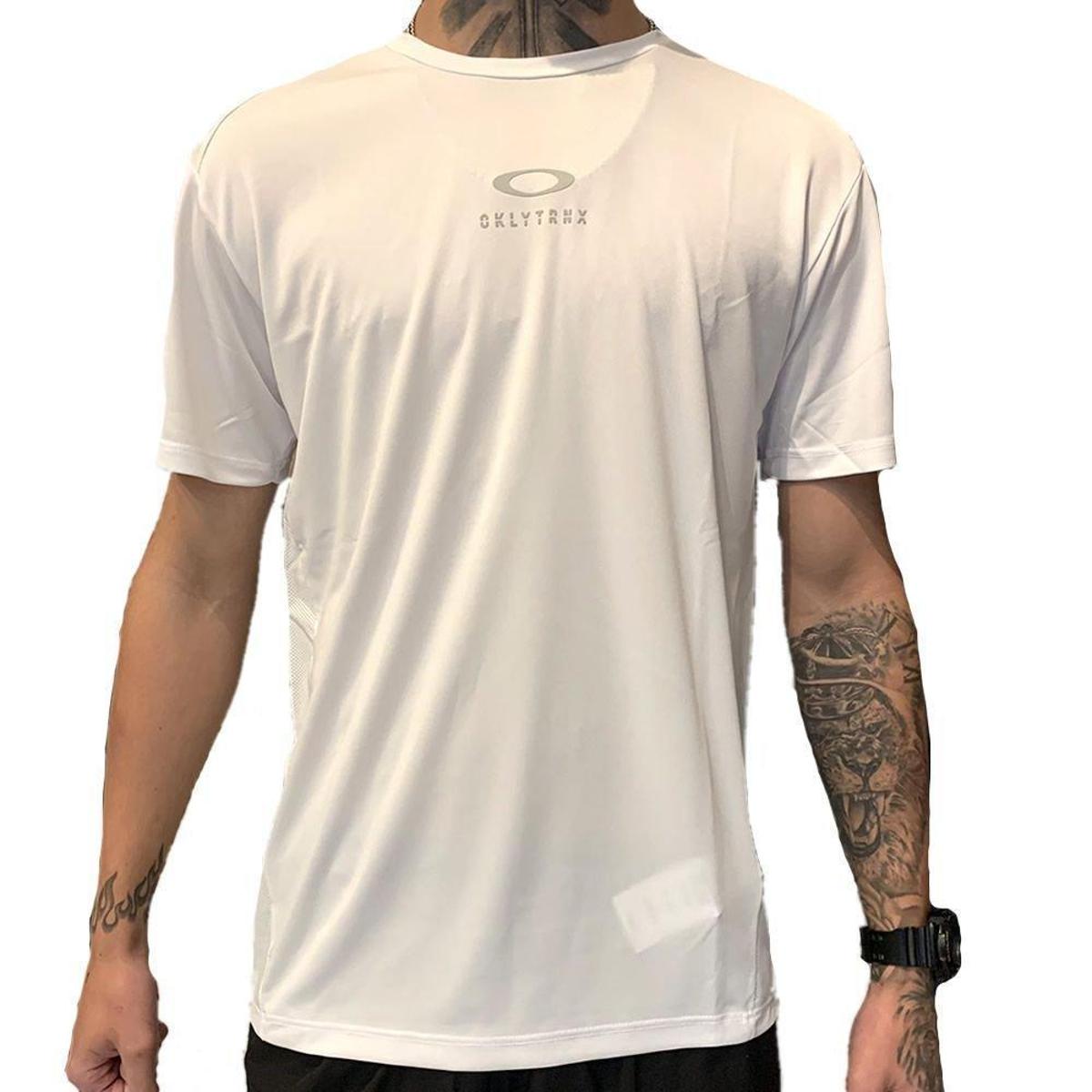 Camiseta Oakley Trnx Logo SS Branco Masculino - Branco | Netshoes