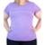 CAMISETA OBBIA COM SILK BOLINHAS - FEMININA - Azul Claro