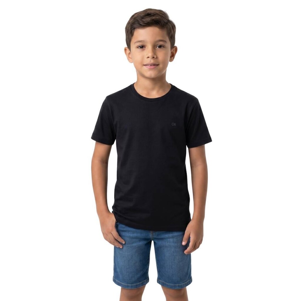 Camiseta Ogochi Infantil Essencial Básica 10/18