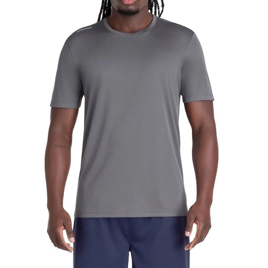 Camiseta Olympikus Essential 2.0 Masculina Cinza
