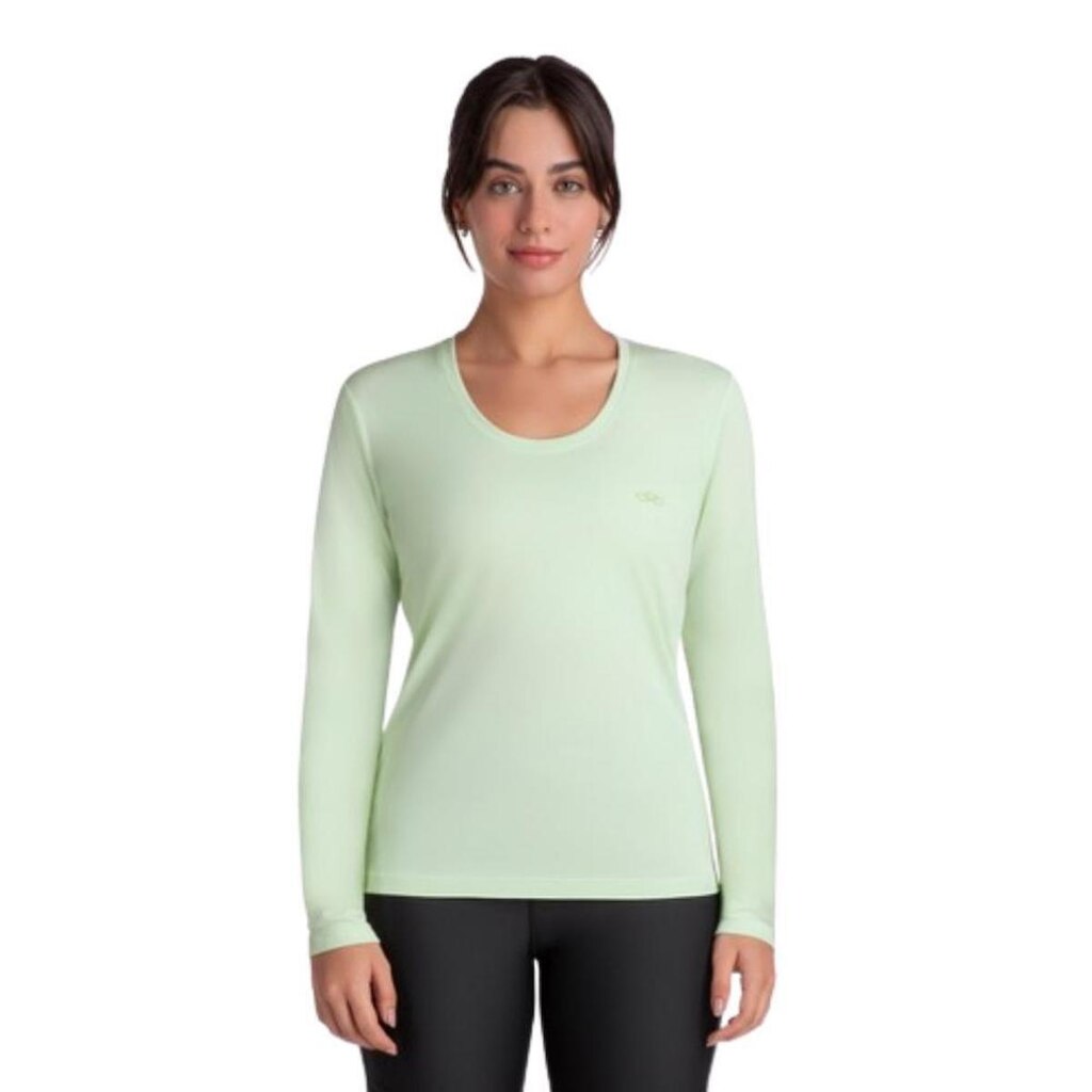 Camiseta Olympikus Essential ML Verde - Feminino P