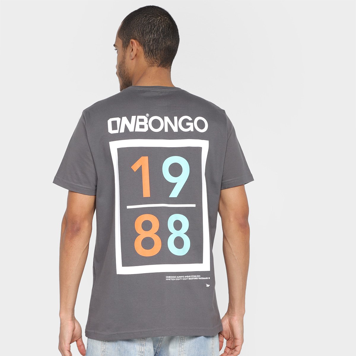Camiseta Onbongo Estampada Masculina - 1