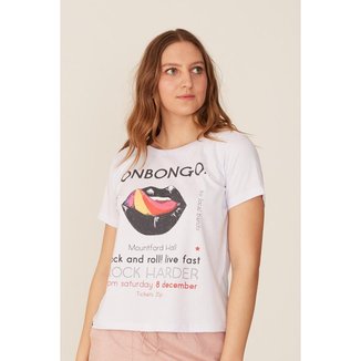 Camiseta Onbongo Feminina Estampada Feminino