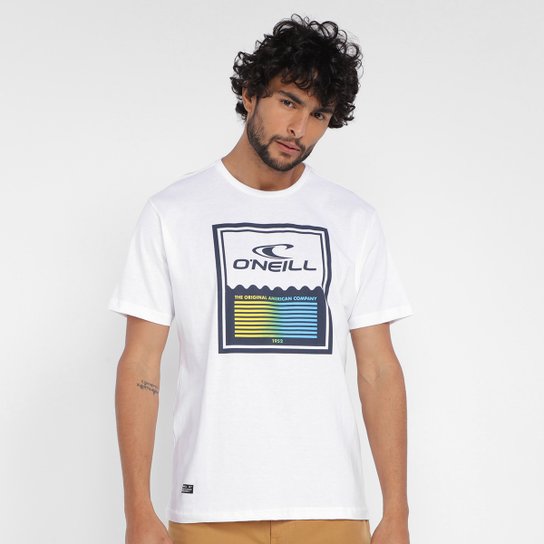 Camiseta O'Neill Original Masculina - Branco Menor preço em Camiseta O'Neill Original Masculina - Branco
