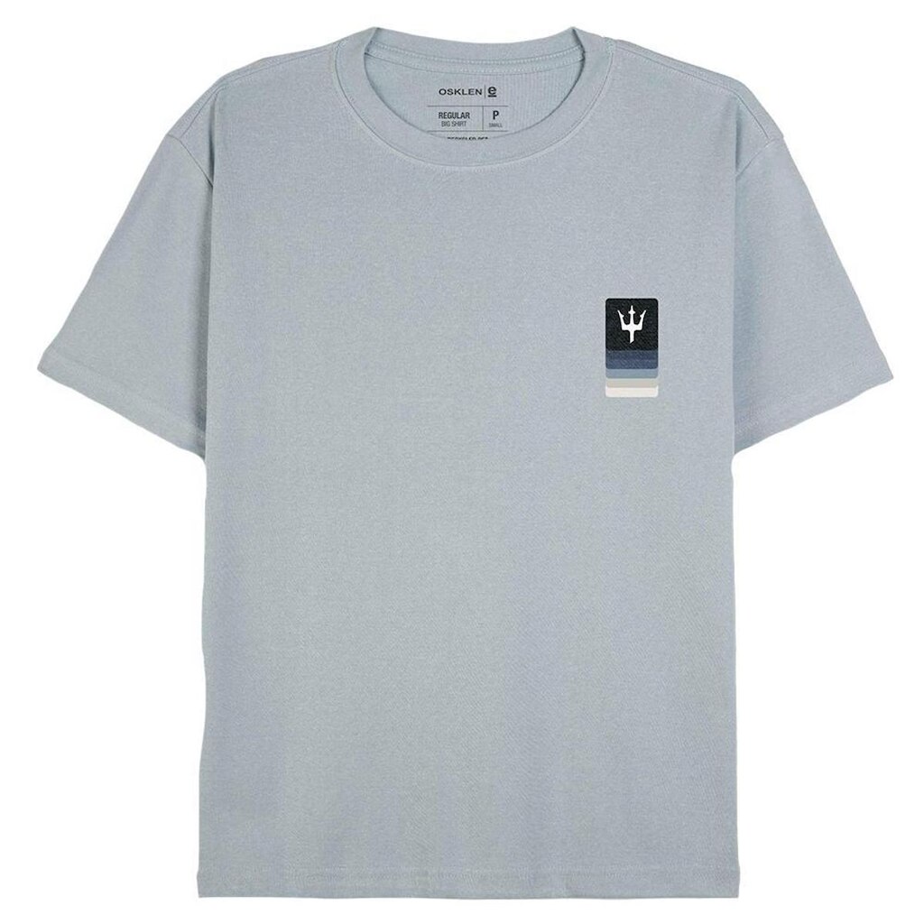 Camiseta Osklen Big Shirt Trident Mini Degradê