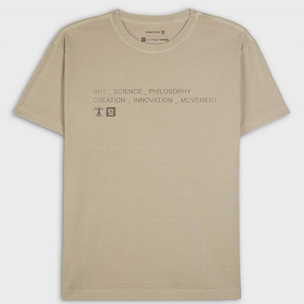 Camiseta Osklen Stone Art Sci Philo Masculina