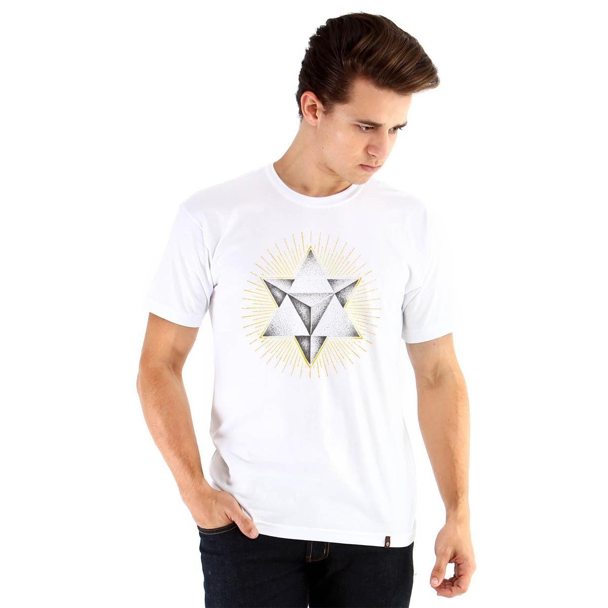 Camiseta Ouroboros manga curta merkabah Menor preço em Camiseta Ouroboros manga curta merkabah