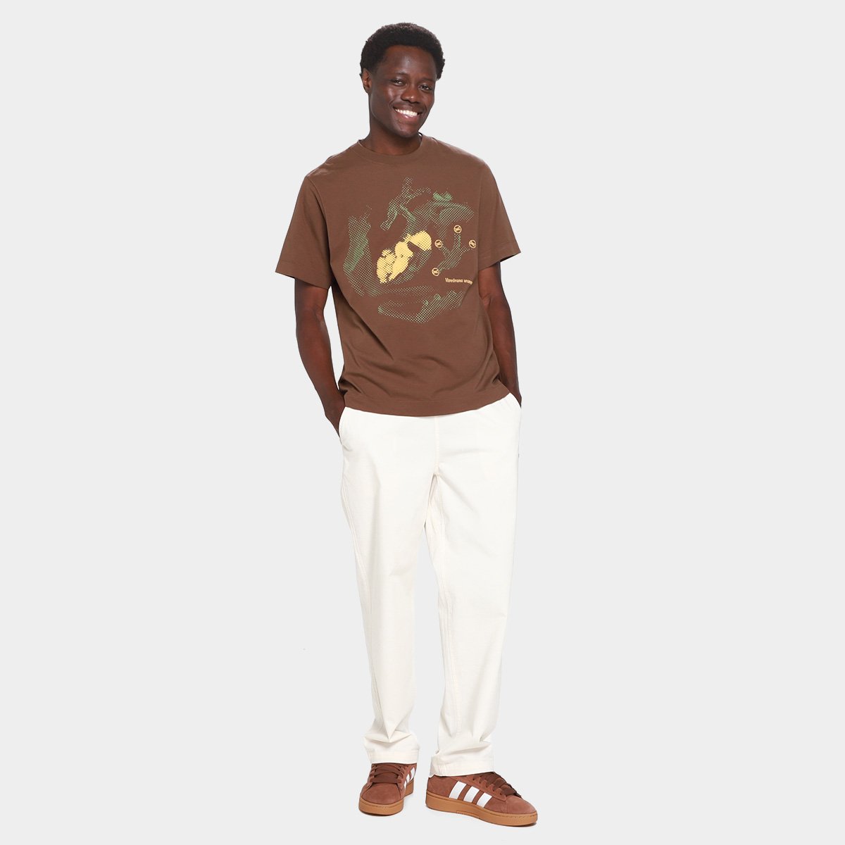 Camiseta Öus  Estampada Masculina - 3