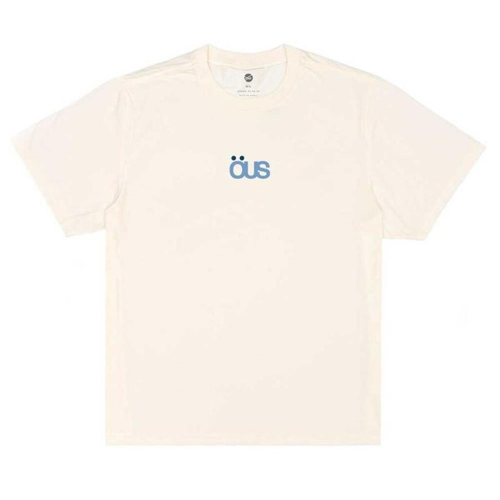 Camiseta Ous Imperial Semi Logo Off White