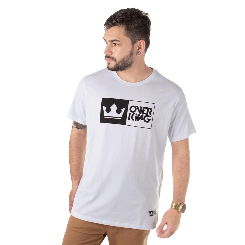 Camiseta Overking Basica Crown Masculina