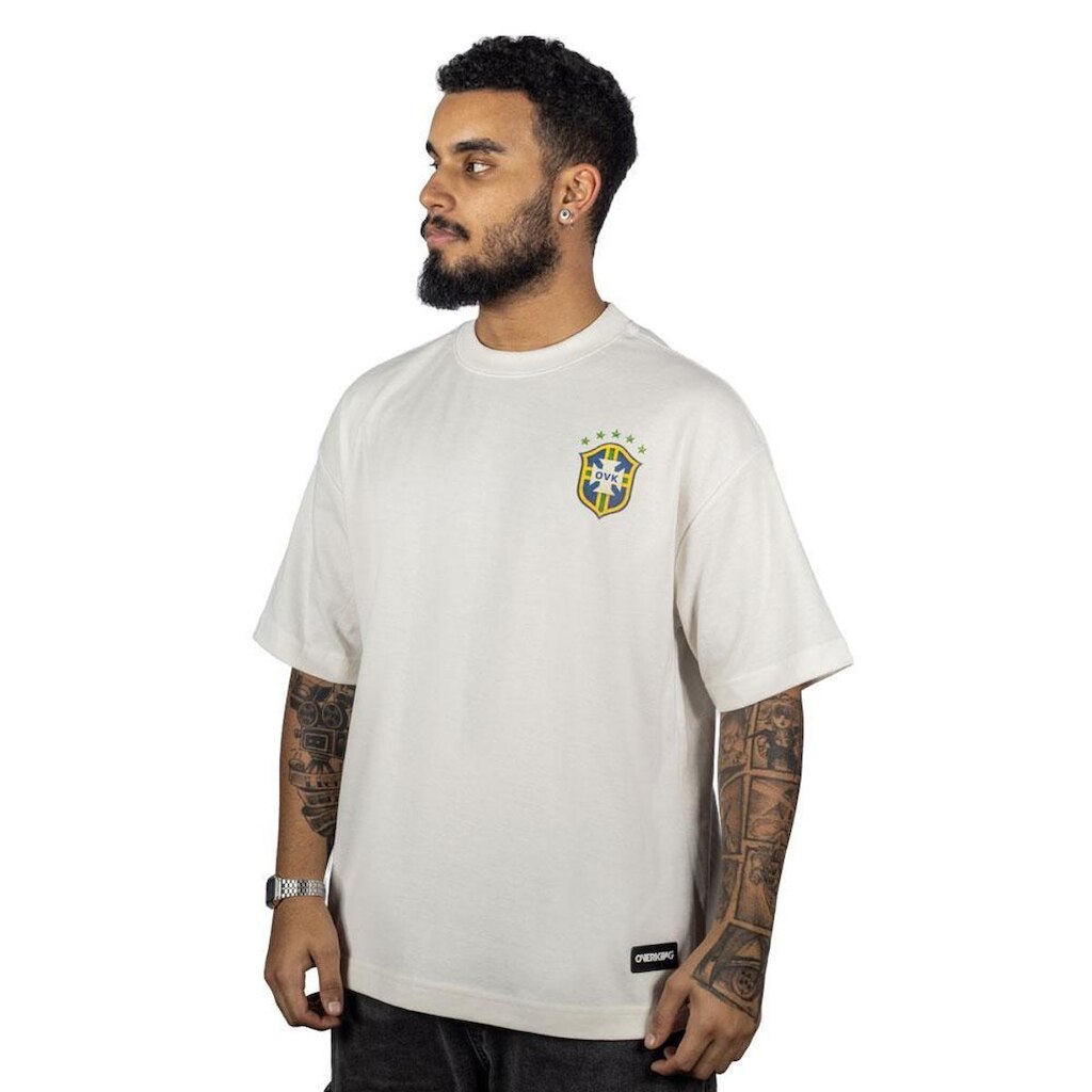 Camiseta Overking Oversized Pele Off White