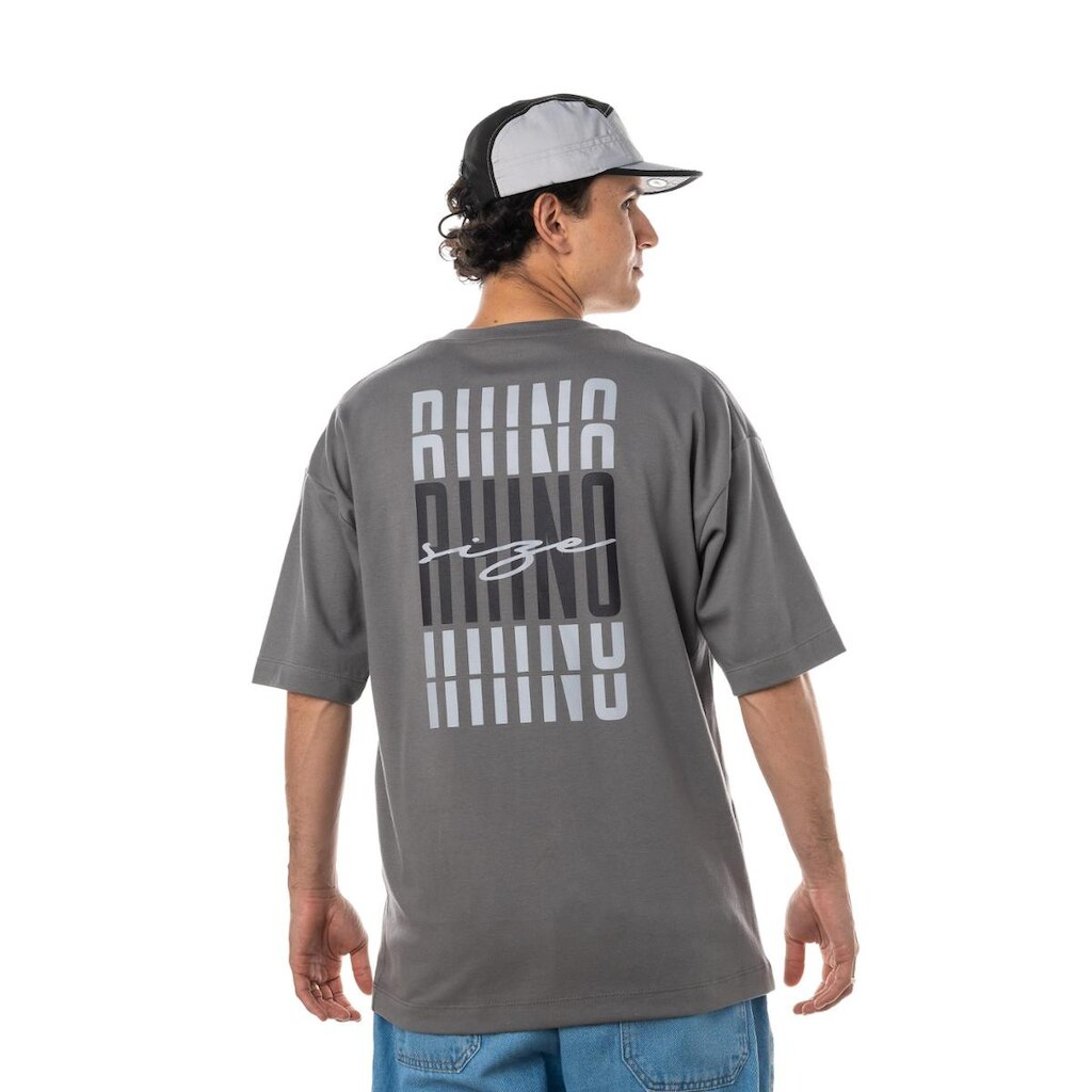 Camiseta Oversize Urban Pulse Chumbo