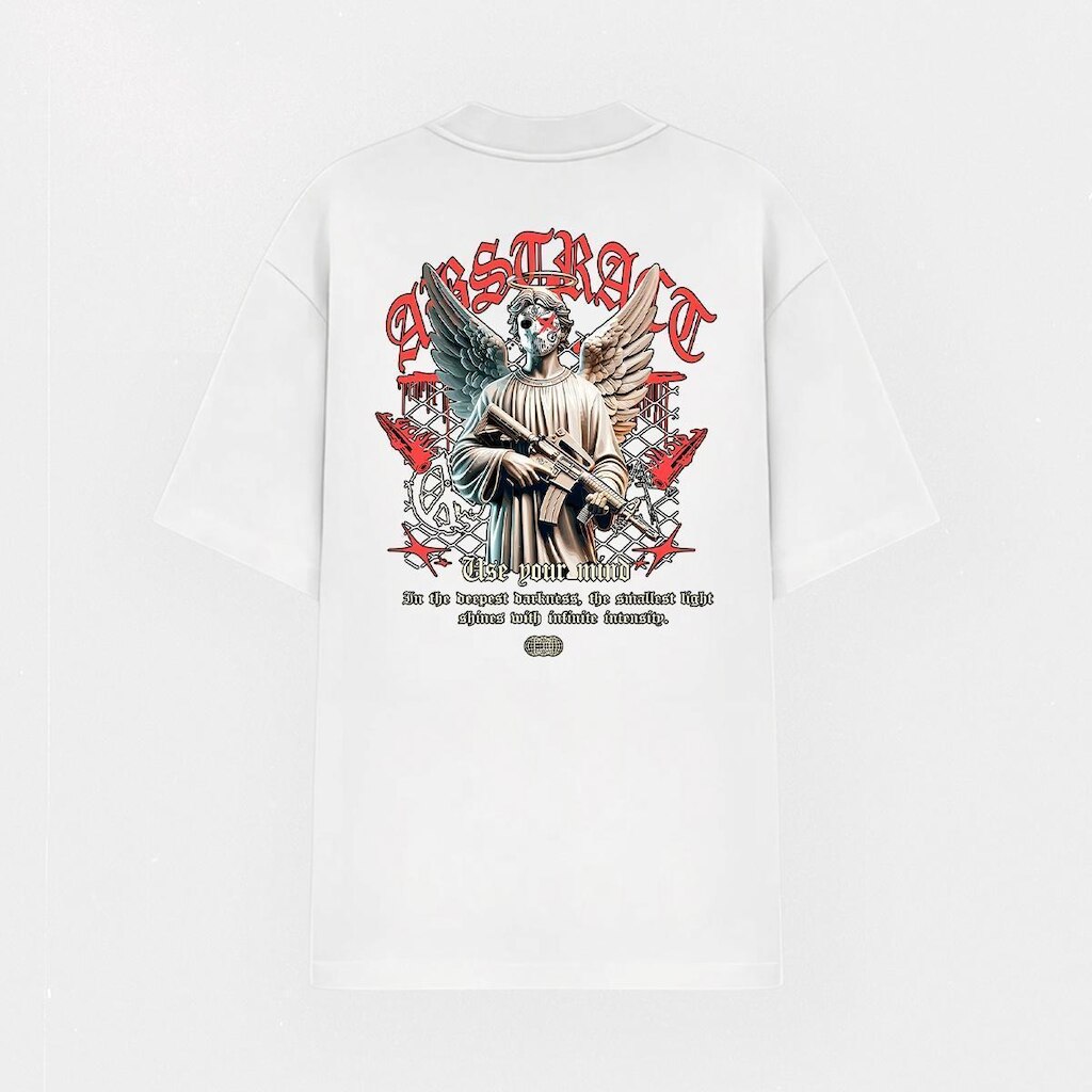 Camiseta Oversized Abstract Streetwear Estampada Use Your Mind