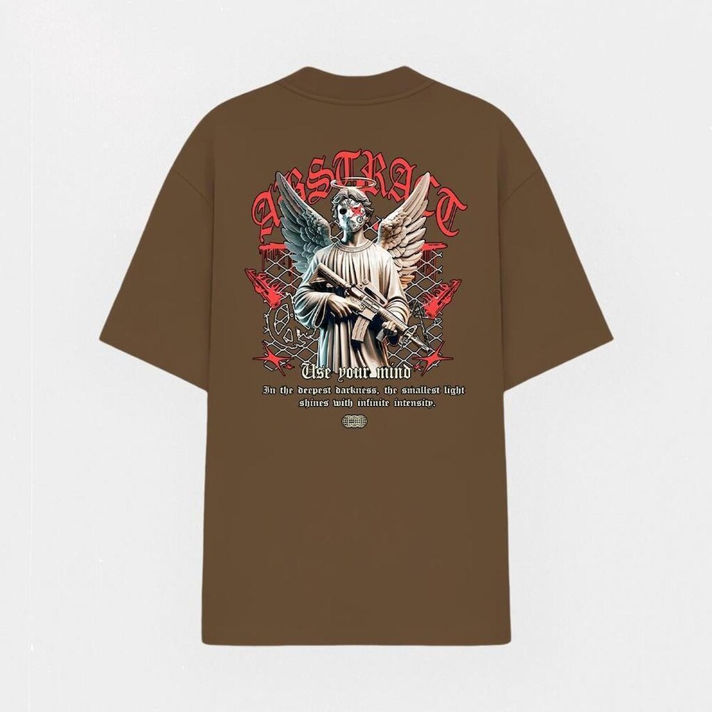 Camiseta Oversized Abstract Streetwear Estampada Use Your Mind