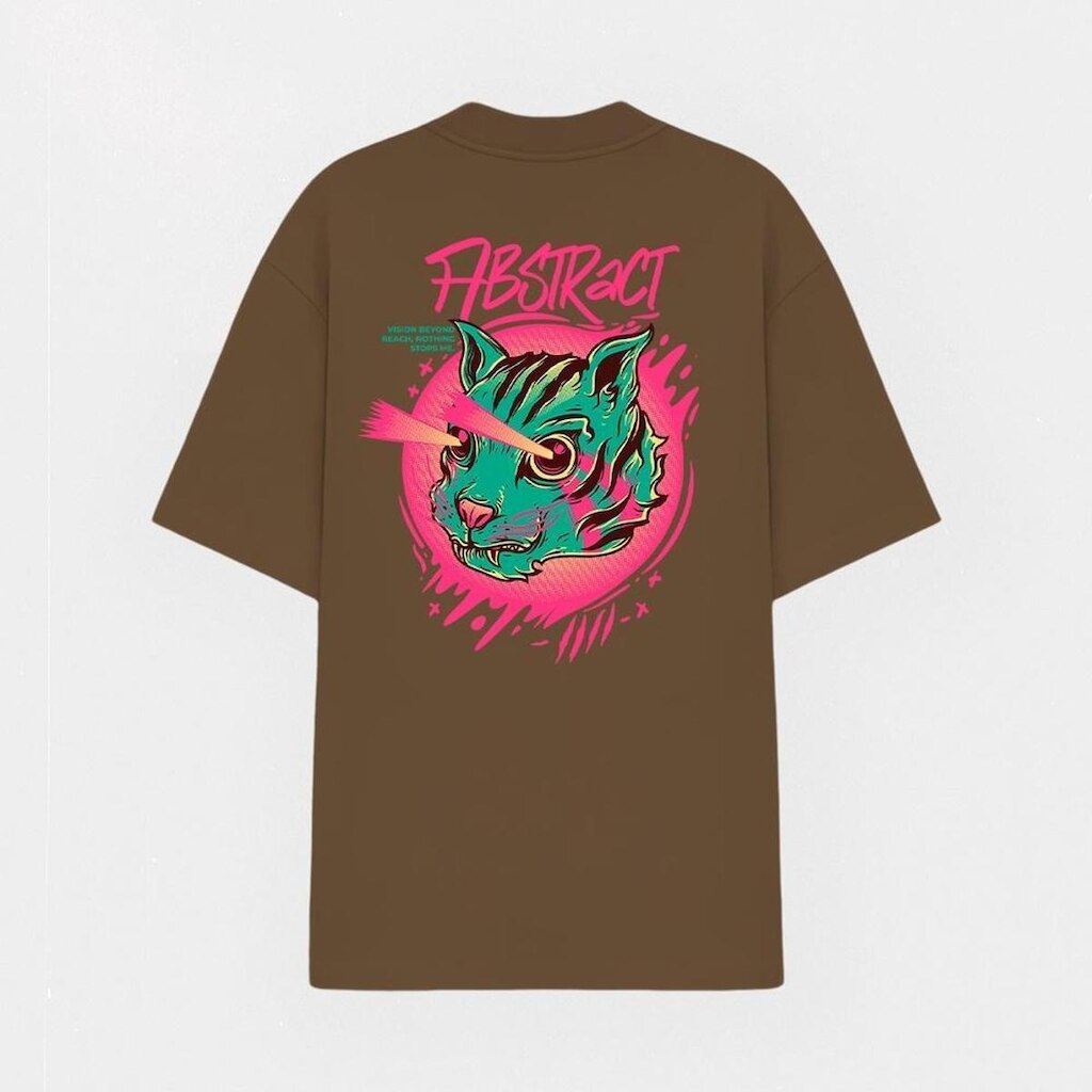 Camiseta Oversized Abstract Streetwear Estampada Vision Beyond Reach