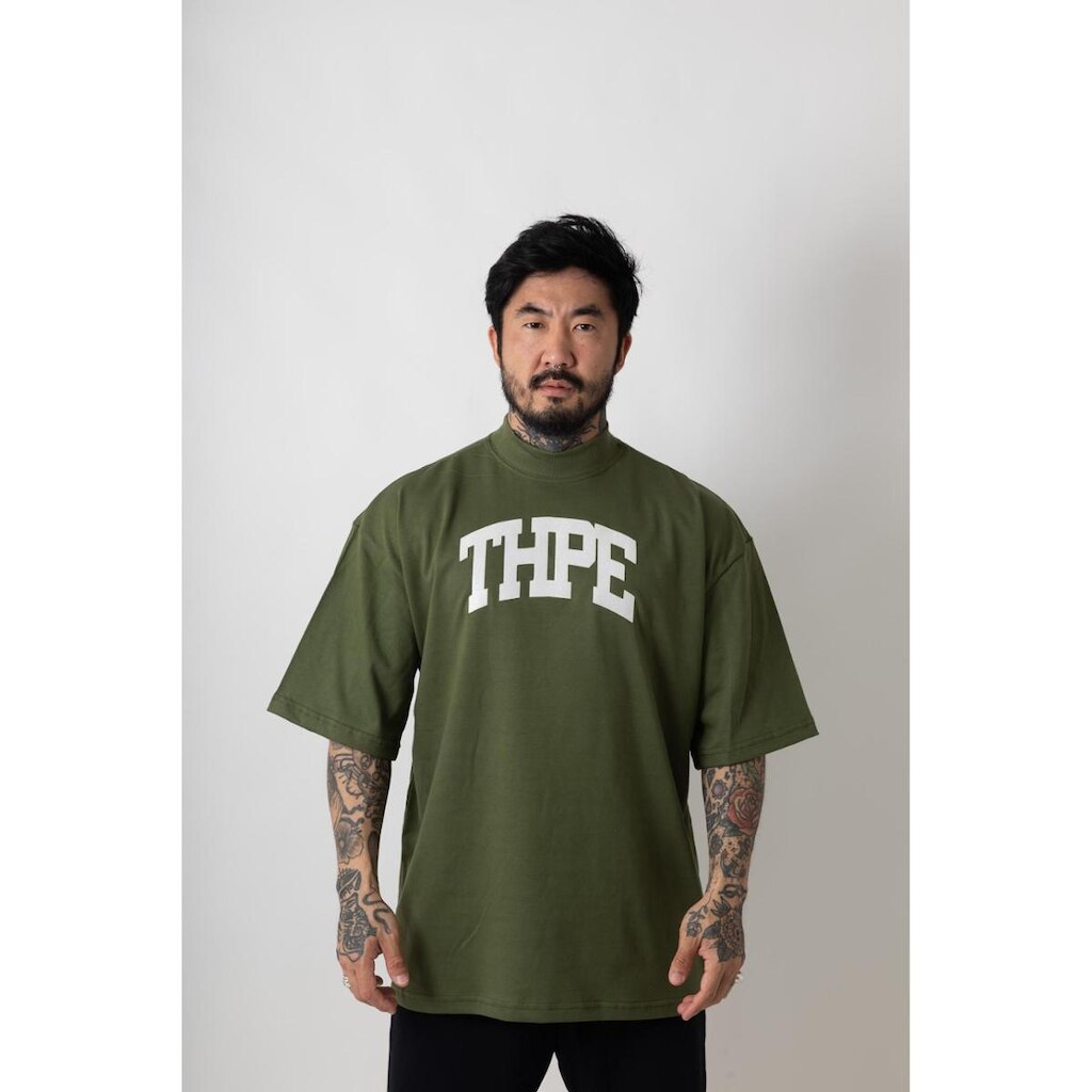 Camiseta Oversized Brigth Verde Militar