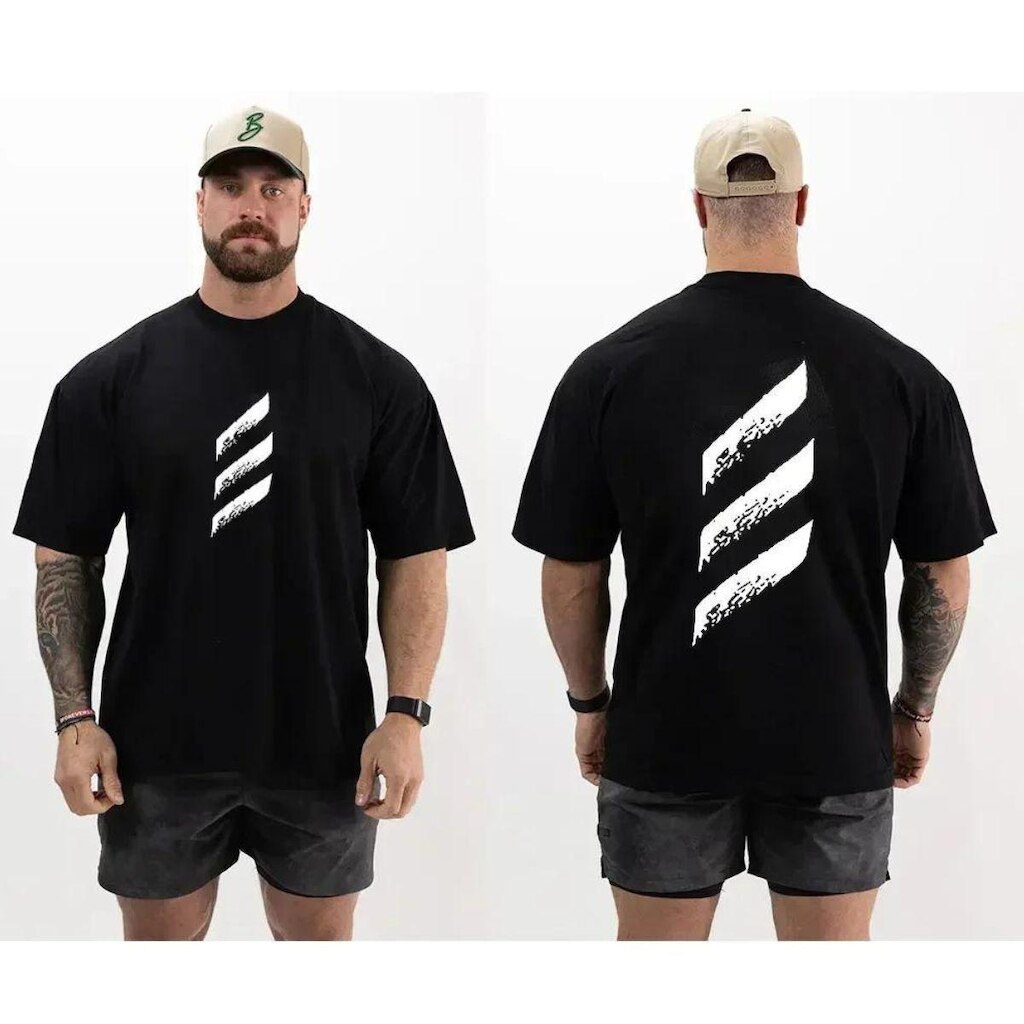 Camiseta Oversized Camisão  Algodão Top Academia Maromba Treino