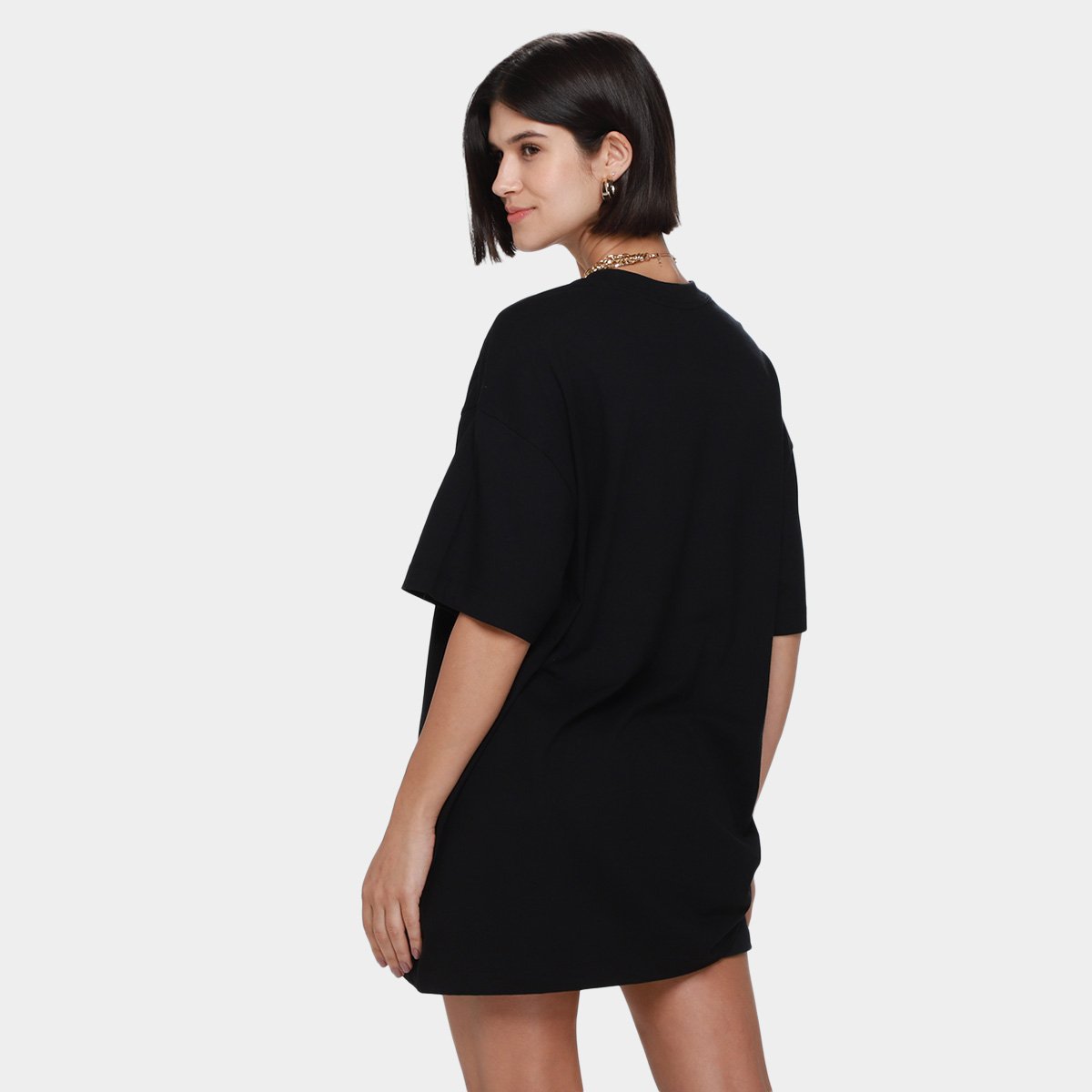 Camiseta Oversized Cavalera Golden Mônica Feminina - 1