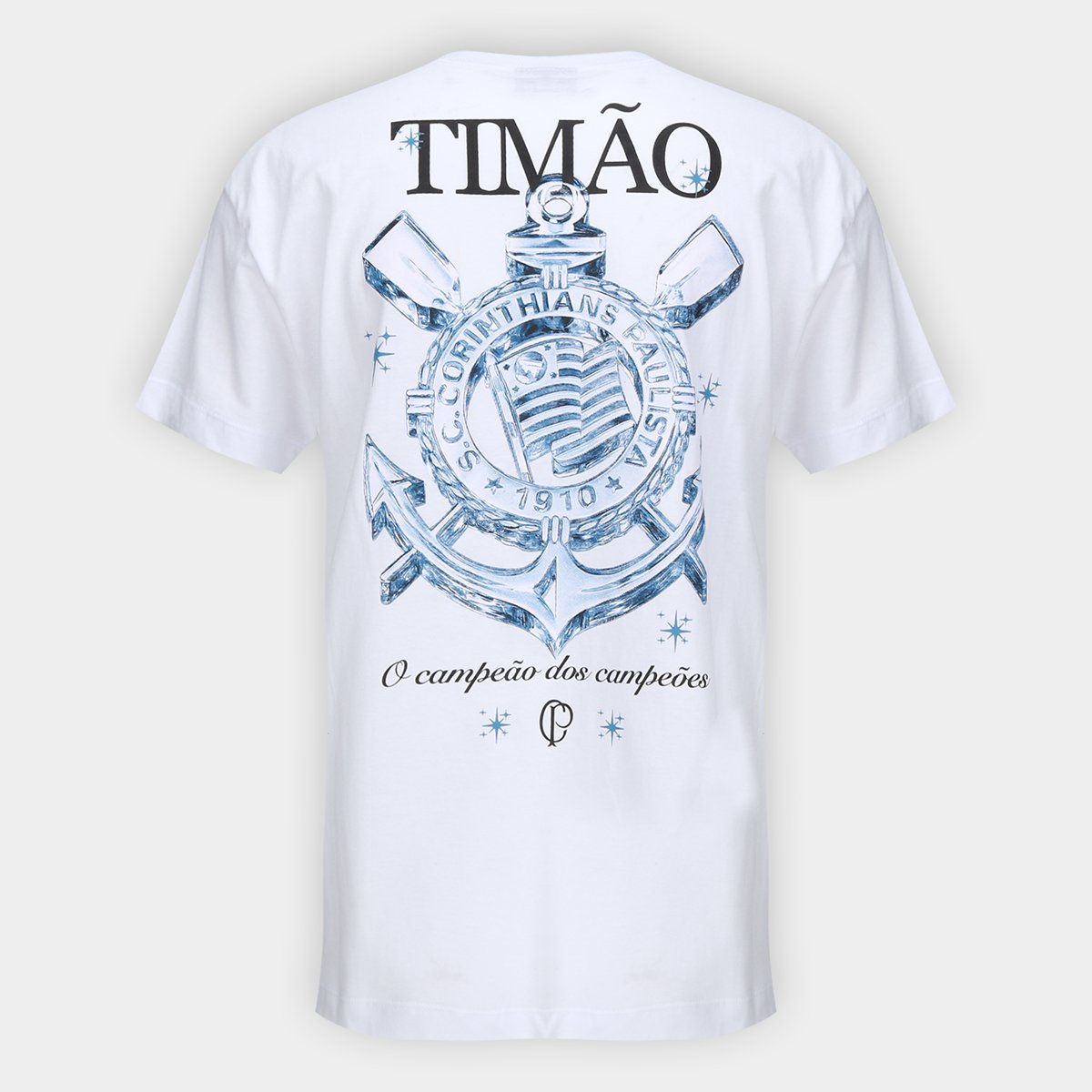 Camiseta Oversized Corinthians Feminina - 1
