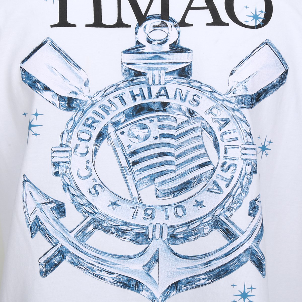 Camiseta Oversized Corinthians Feminina - 4