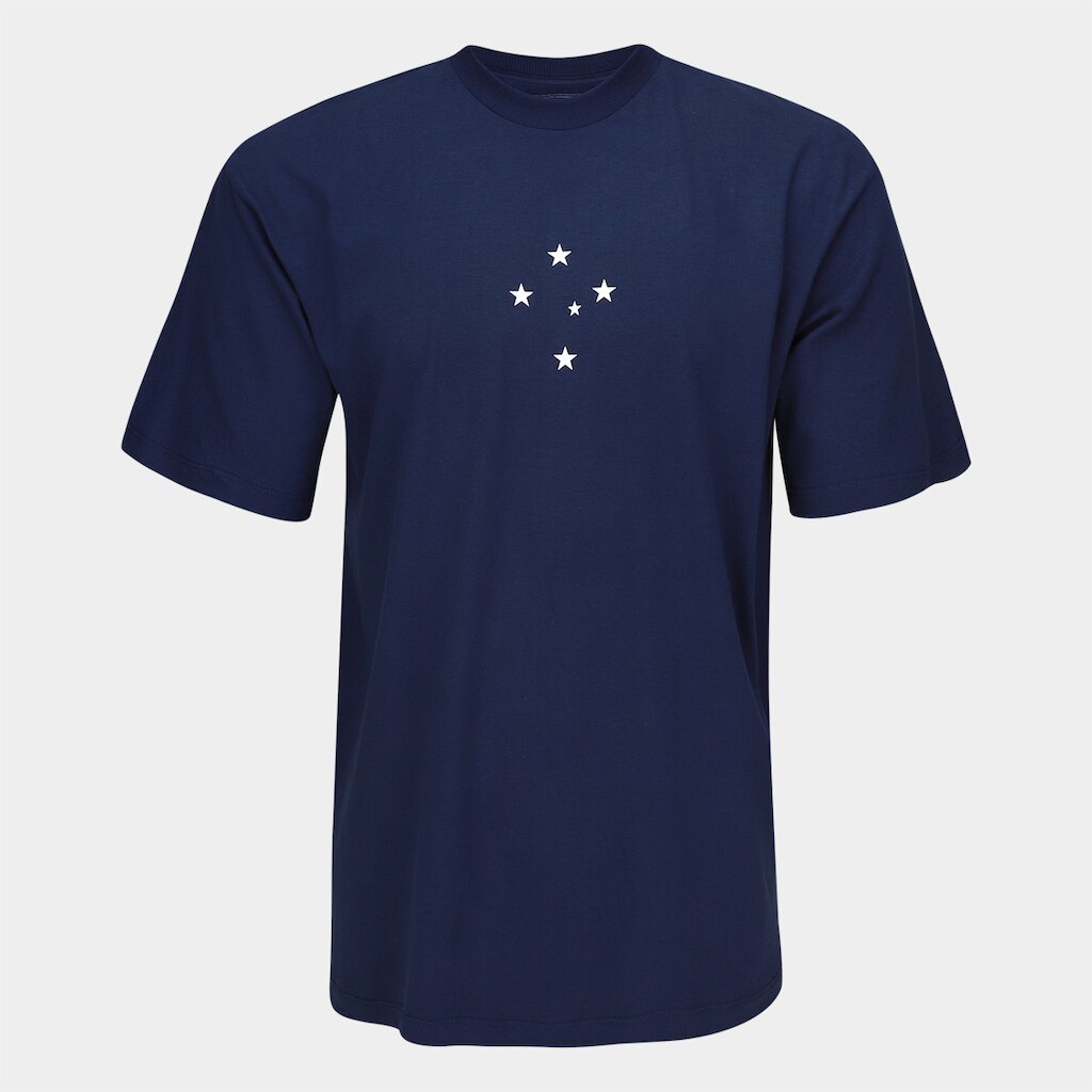 Camiseta Oversized Cruzeiro Estrelas Masculina