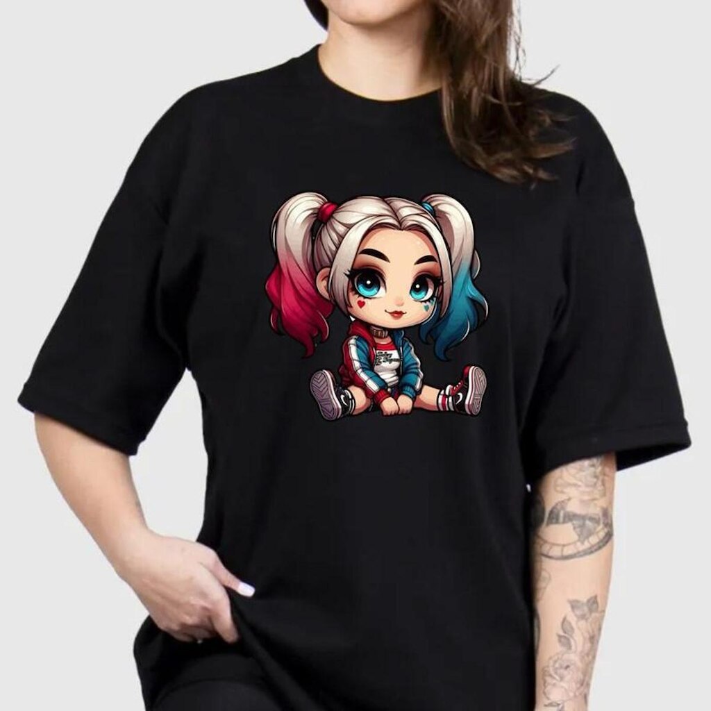 Camiseta Oversized de Algodão Premium Esquadrão