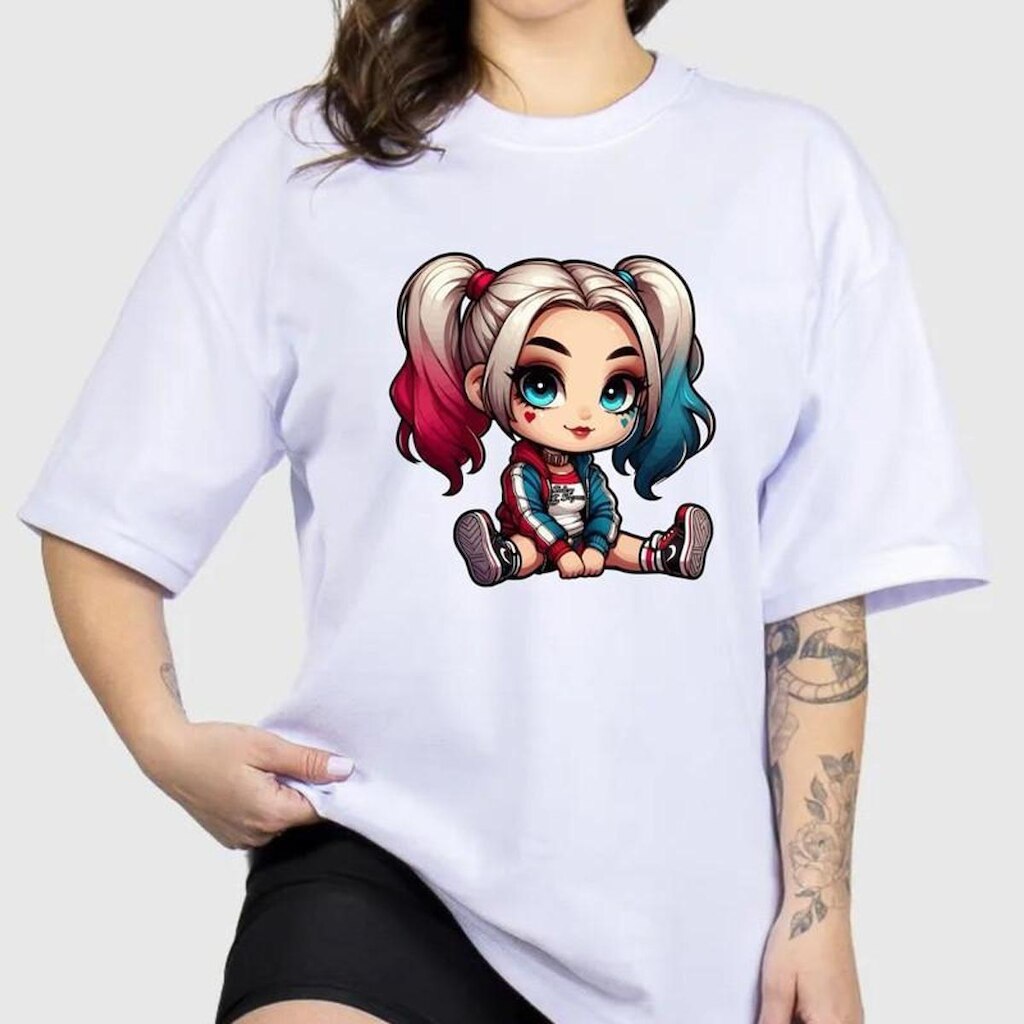 Camiseta Oversized de Algodão Premium Esquadrão