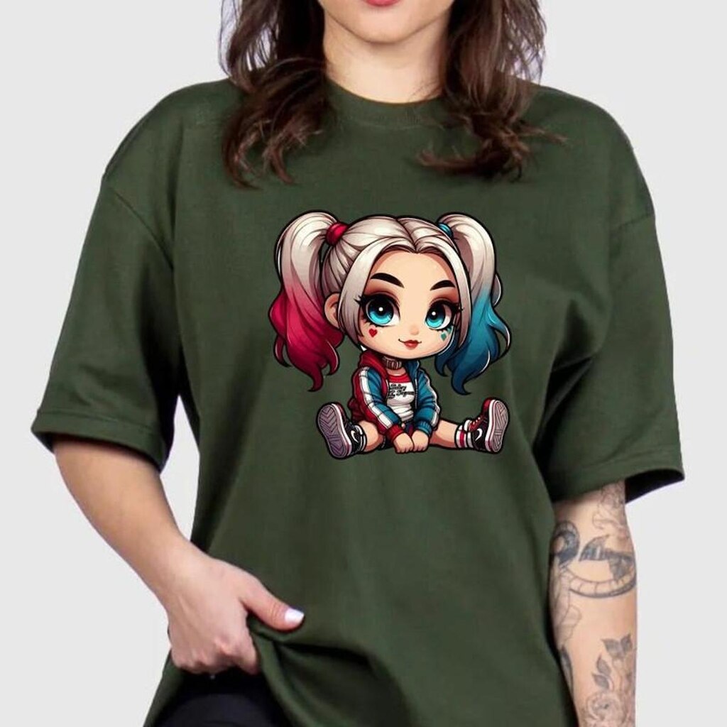 Camiseta Oversized de Algodão Premium Esquadrão