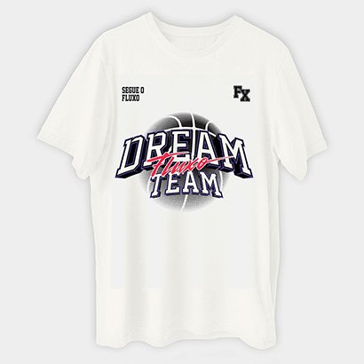 Camiseta Oversized Dream Team Fluxo Masculina - Masculino