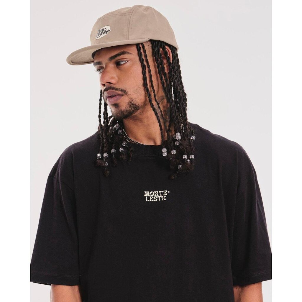 Camiseta Oversized Estampada Monte Masculina