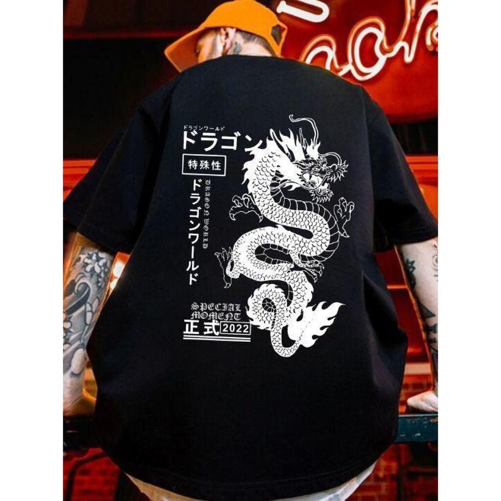 Camiseta Oversized Estampada StreetWear Tecido Premium