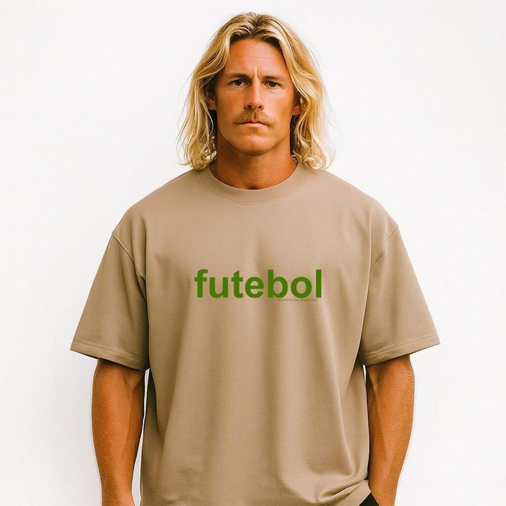 Camiseta Oversized FUTEEBOL Masculina Algodão Premium