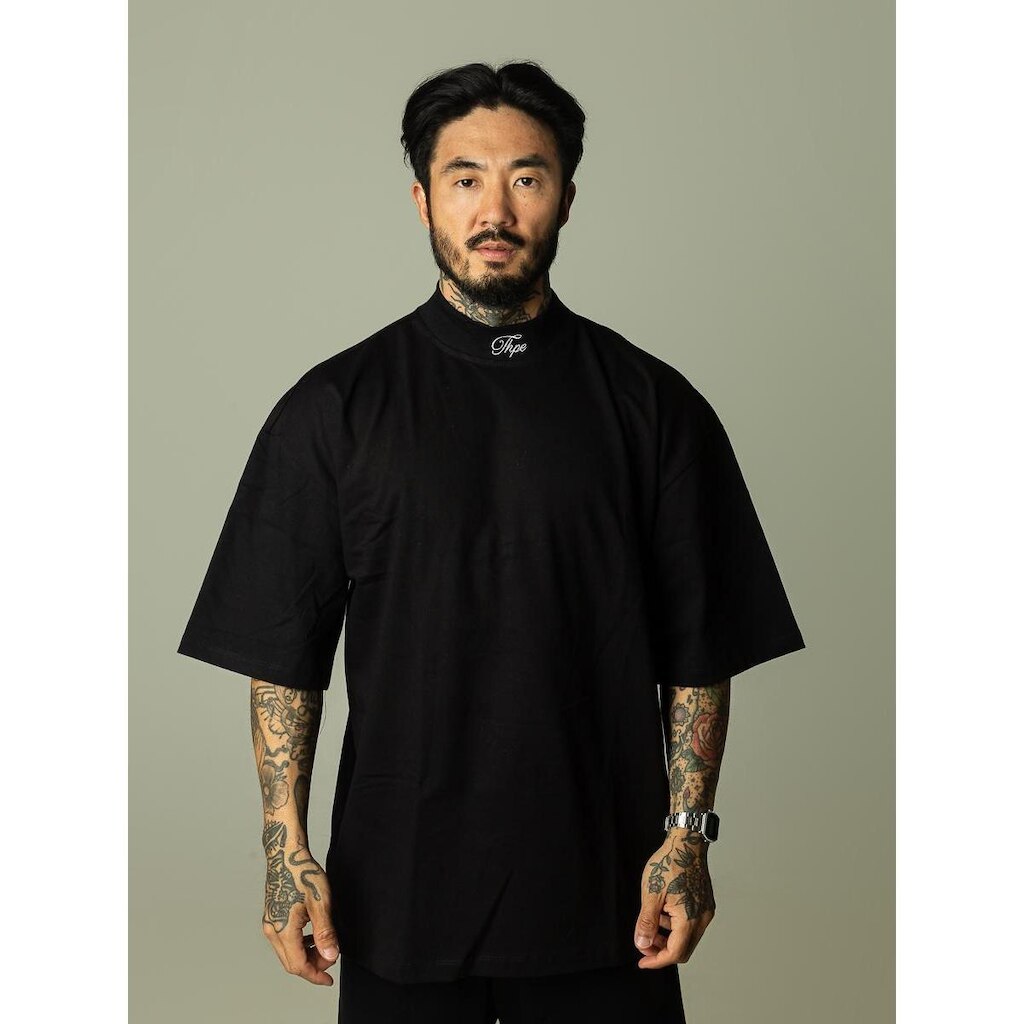 Camiseta Oversized Gola Alta Details